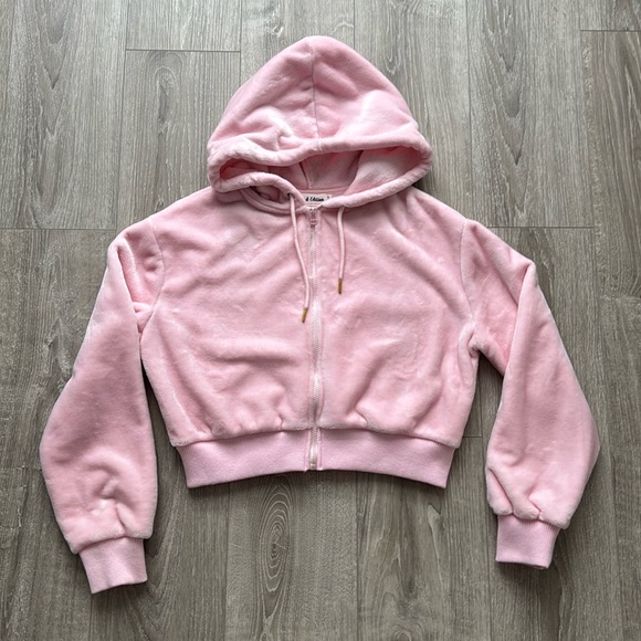 Streetwear Society Plush Cropped Hoodie (NEW) - Picture 1 of 6